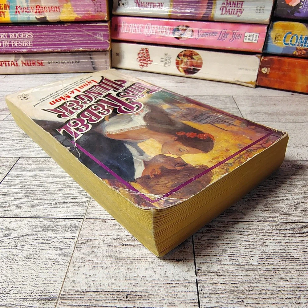 This Rebel Hunger by Lynn Le Mon 1980‎ Paperback Historical Romance Ex-Lib FAIR